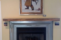 Mantel and custom frame